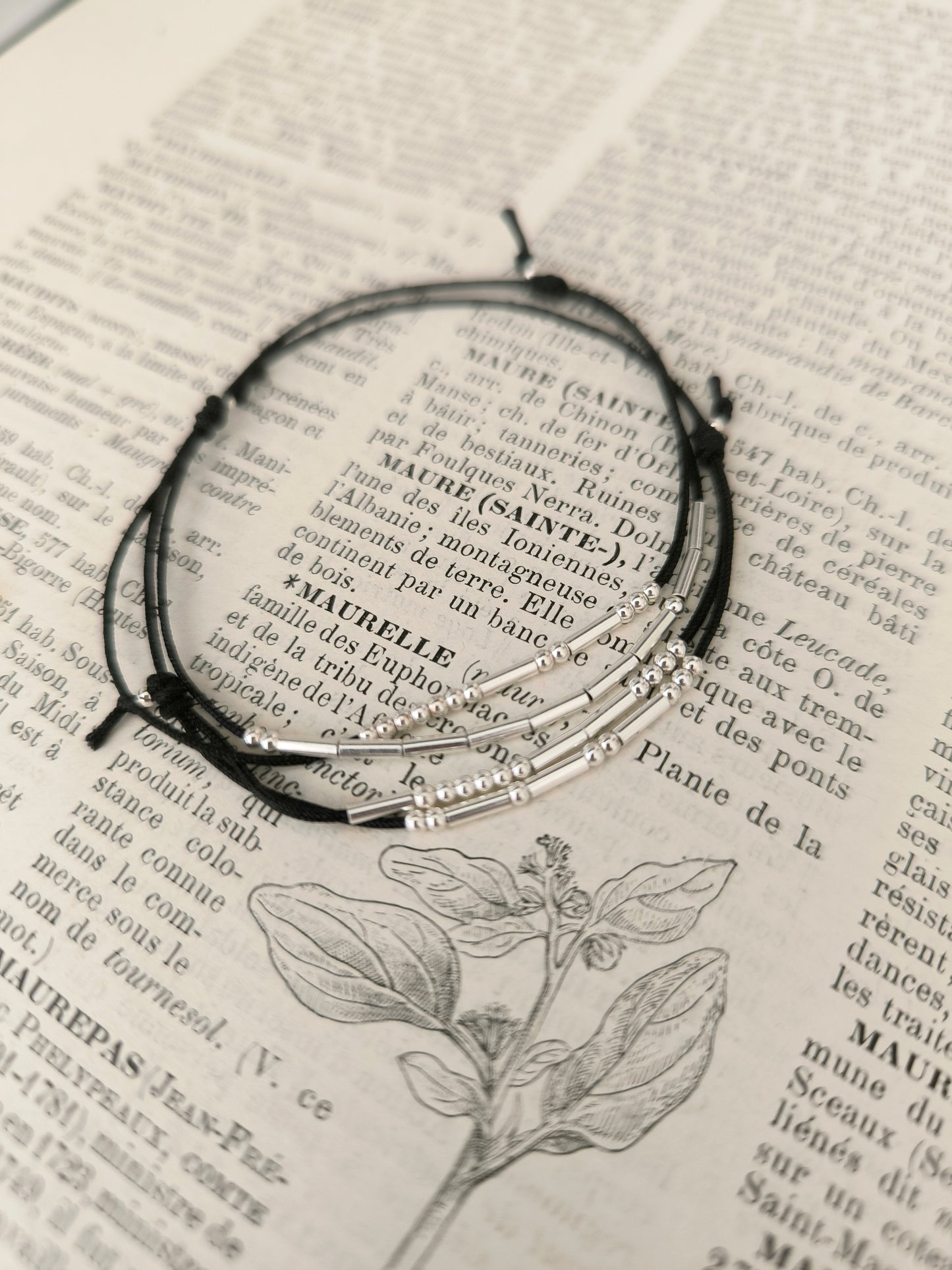 Bracelet prénoms en code Morse