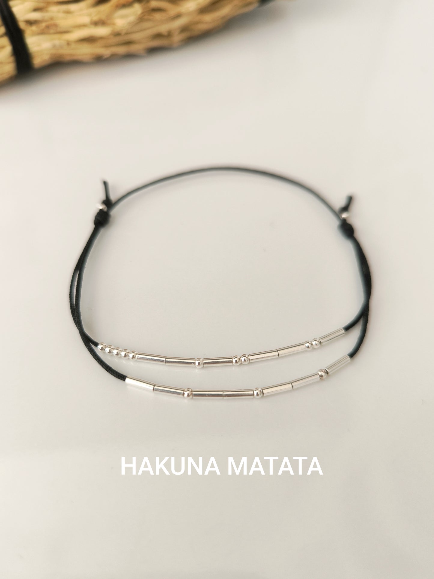 Bracelet prénoms en code Morse