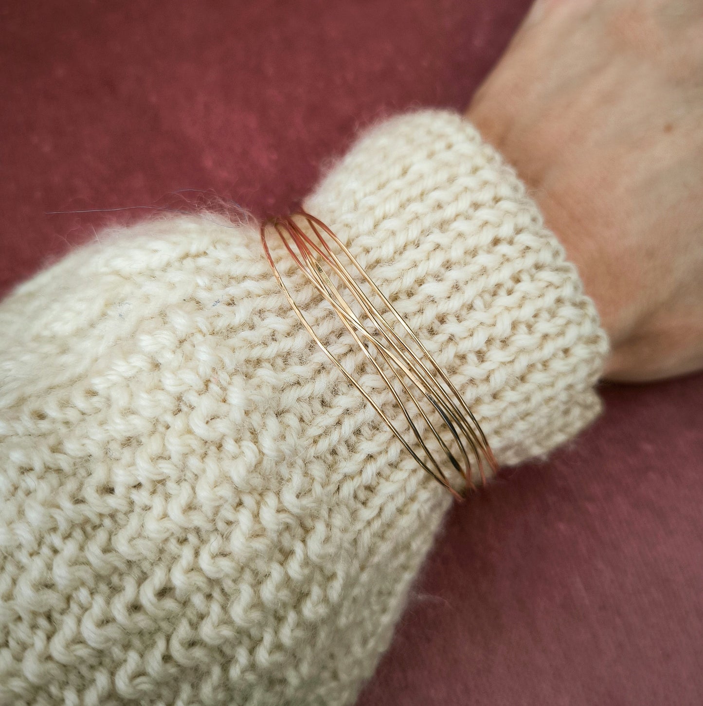 Bracelets semainier or laminé 14k